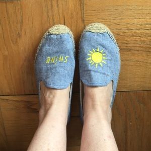 Chambray Soludos Sun Shine espadrilles